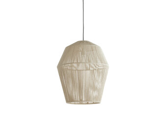 Light & Living - Hanglamp DEYA - Ø45x56cm - Wit