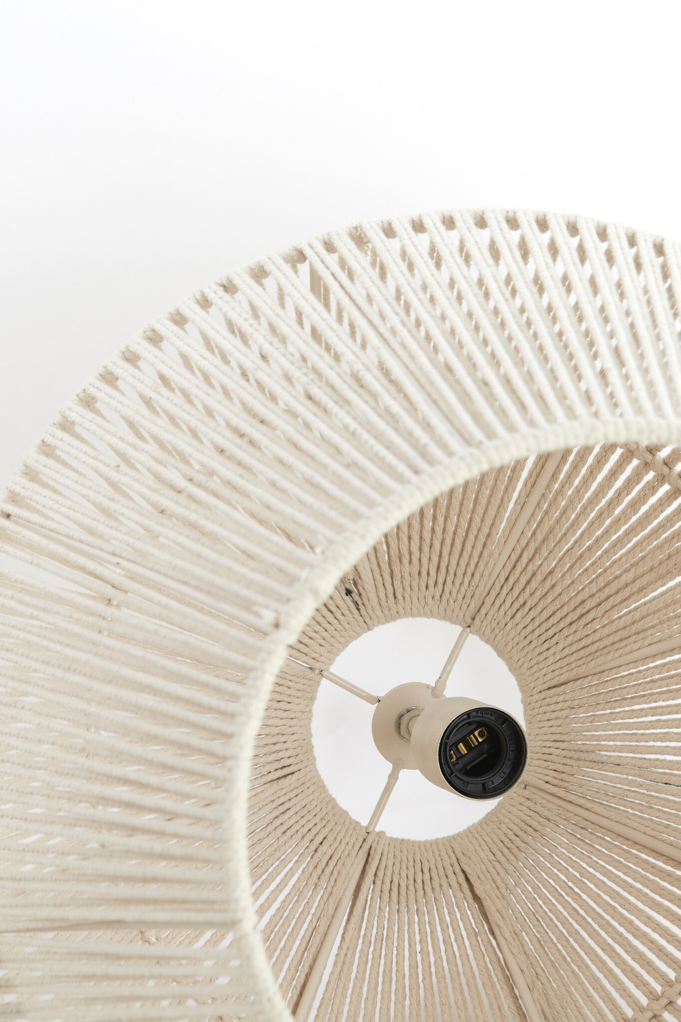 Light & Living - Hanglamp DEYA - Ø45x56cm - Wit