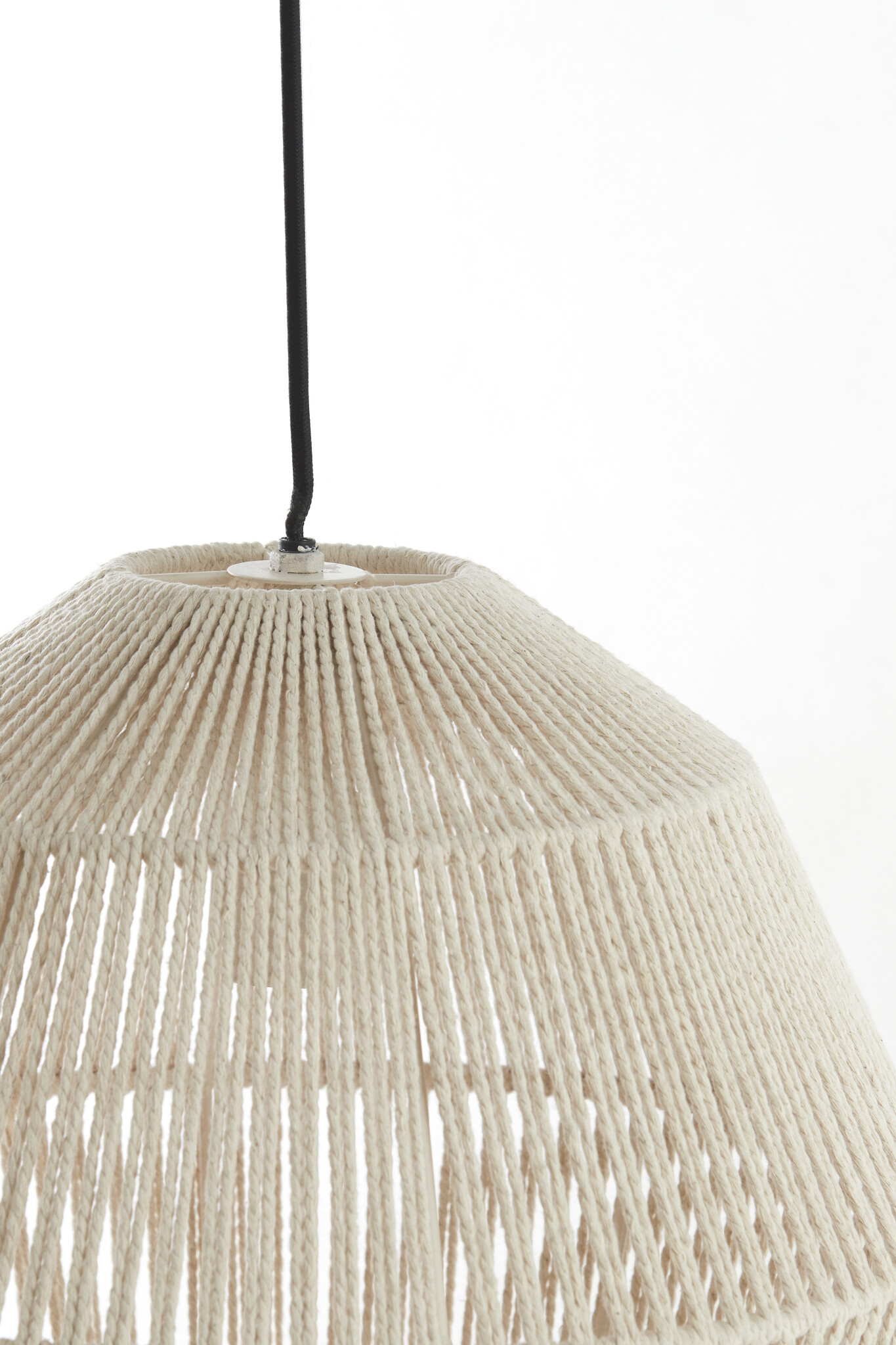 Light & Living - Hanglamp DEYA - Ø45x56cm - Wit