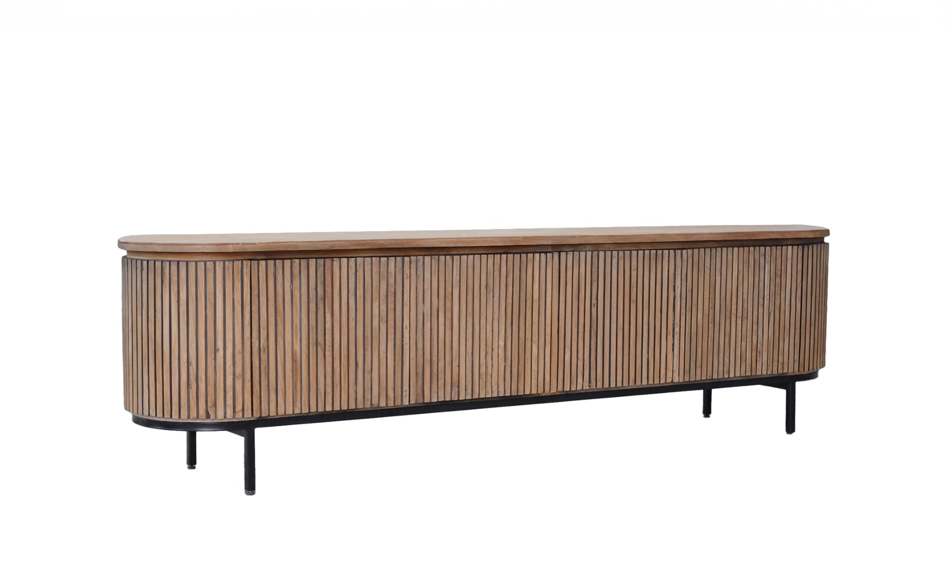 Livingfurn - TV-meubel - Lausanne - Teakhout - 210cm