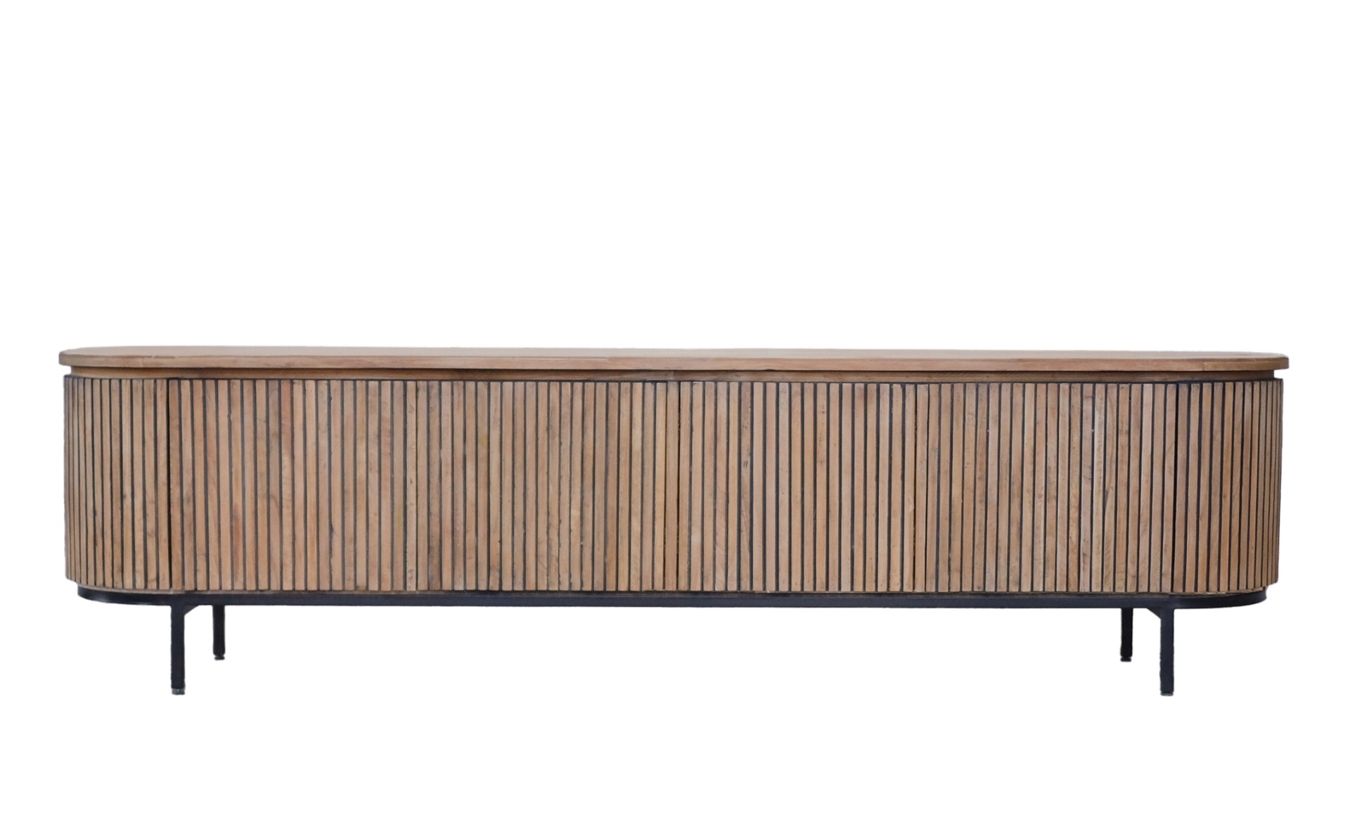 Livingfurn - TV-meubel - Lausanne - Teakhout - 210cm