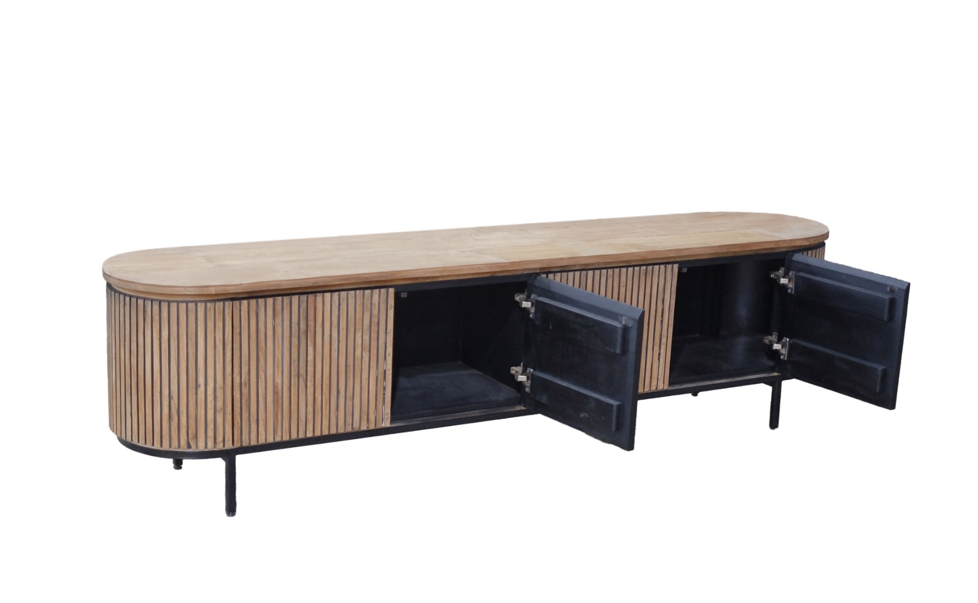 Livingfurn - TV-meubel - Lausanne - Teakhout - 210cm
