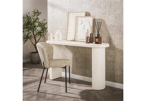 Hoyz Collection - Kap-Haltafel 140cm Arch Stone - Marmer Composiet