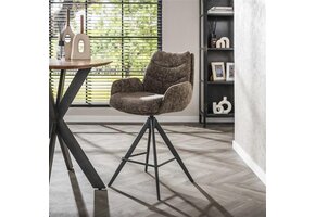 Hoyz Collection - Barstoel Lounge - Rich Taupe - Set van 2