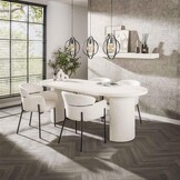 Hoyz Collection - Eetkamertafel Arch Stone 215x90cm - Marmer Composiet