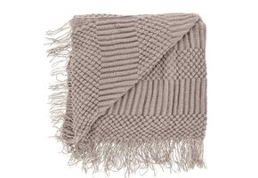 Unique Living - Plaid Palma Taupe -130x160cm