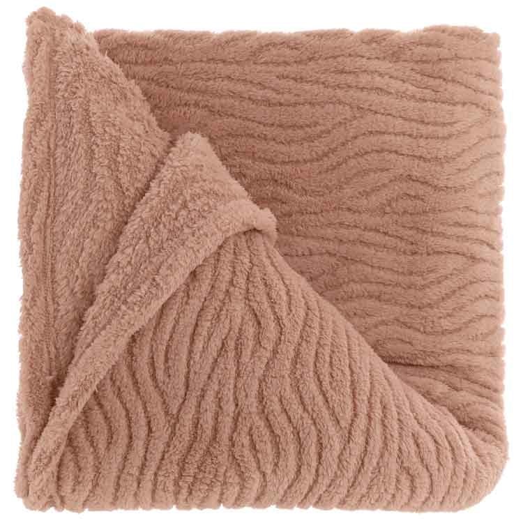 Unique Living - Plaid Clio old Pink -150x200cm