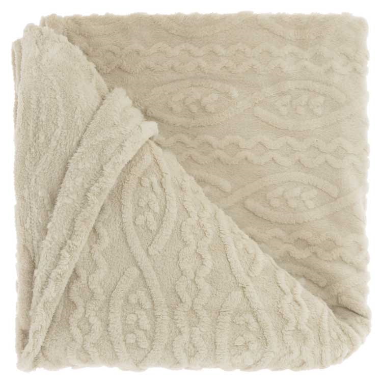 Unique Living - Plaid Pleun Chateau Grey -150x200cm