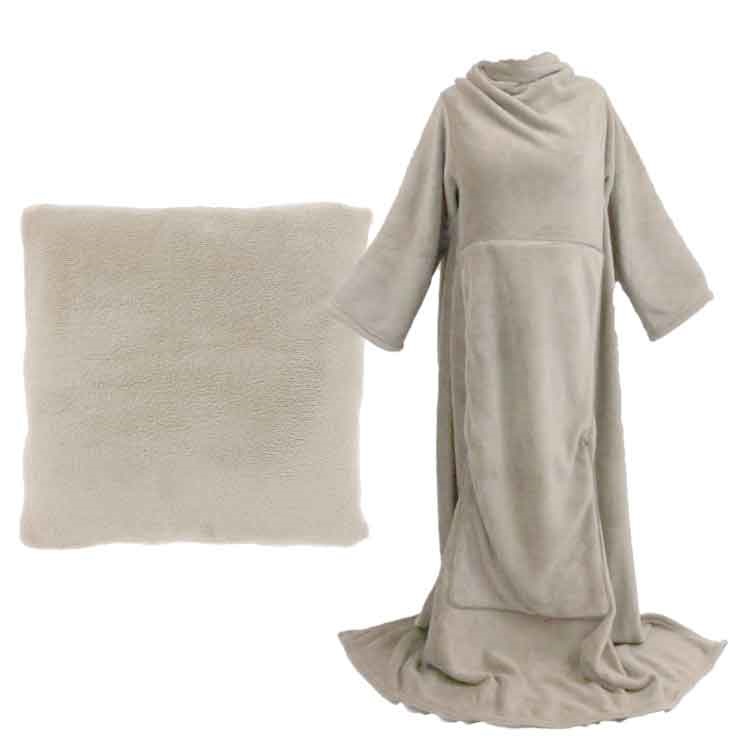 Unique Living - Plaid Snuggle Chateau Grey -150x200cm