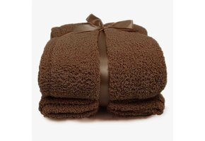 Unique Living - Plaid Jurre Taupe -150x200cm