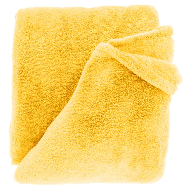 Unique Living - Plaid Justin Lemon Yellow -150x200cm