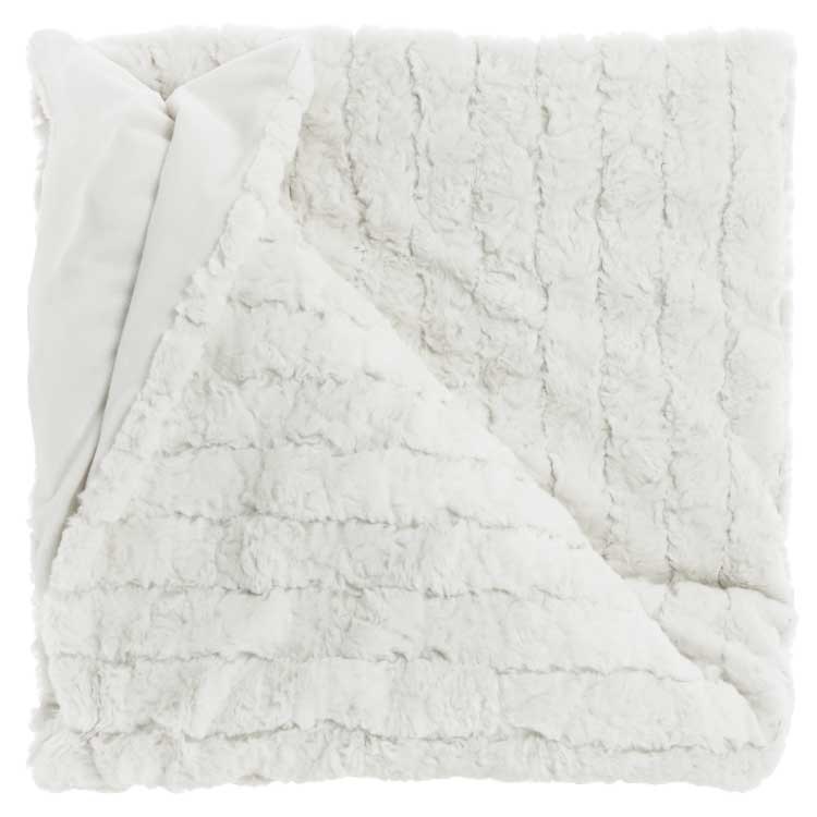 Unique Living - Plaid Veerle Dove White -150x200cm