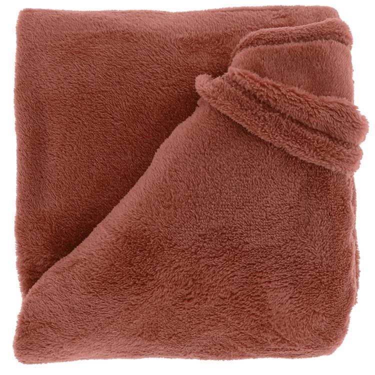 Unique Living - Plaid Justin Marsala -150x200cm