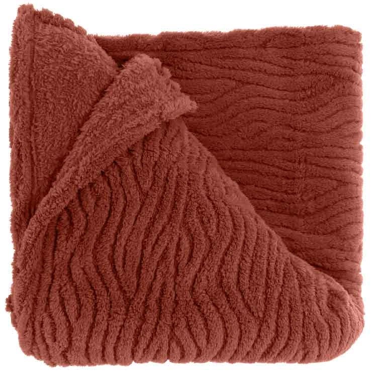 Unique Living - Plaid Clio Redwood -150x200cm