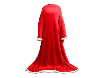 Unique Living - Plaid Lars met mouwen Red -140x180cm