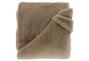 Unique Living - Plaid Justin Taupe -220x240cm