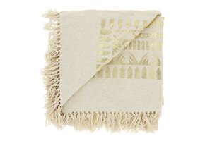 Unique Living - Plaid Tari Gold -125x150cm