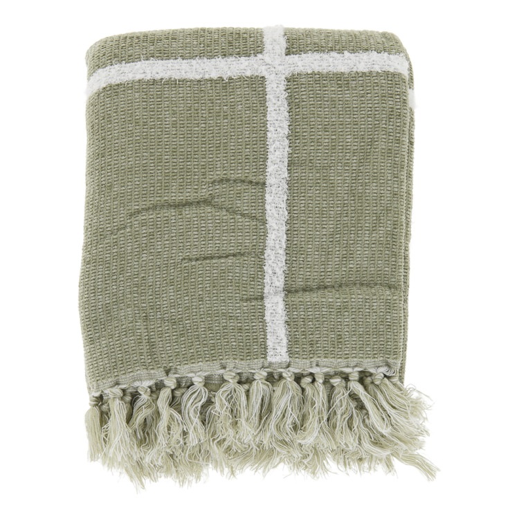 Unique Living - Plaid Ryan Tea Green -135x180cm