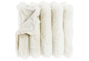 Unique Living - Plaid Liebe Dove White -150x200cm