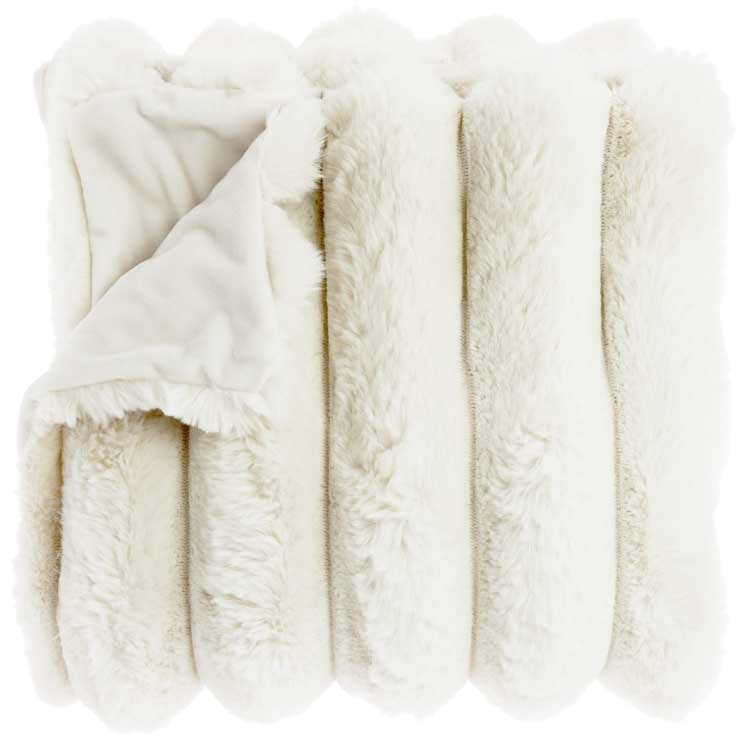 Unique Living - Plaid Liebe Dove White -150x200cm