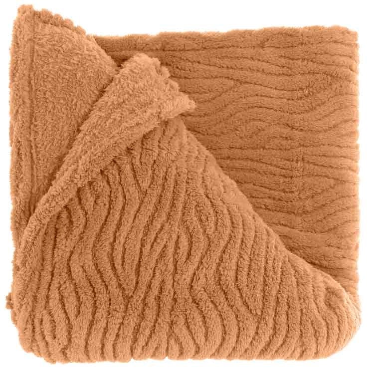 Unique Living - Plaid Clio Sandstone -150x200cm