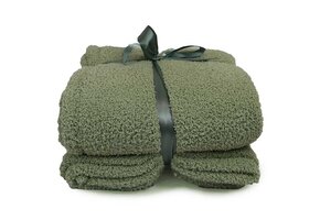 Unique Living - Plaid Jurre Tea Green -150x200cm