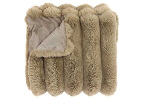 Unique Living - Plaid Liebe Sand -150x200cm