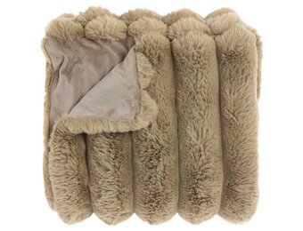 Unique Living - Plaid Liebe Sand -150x200cm