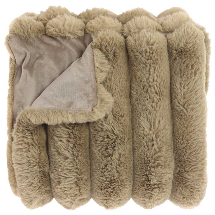 Unique Living - Plaid Liebe Sand -150x200cm