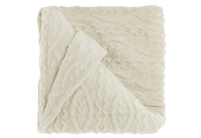 Unique Living - Plaid Pleun Dove White -150x200cm