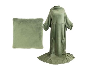 Unique Living - Plaid Snuggle Winter Green -150x200cm