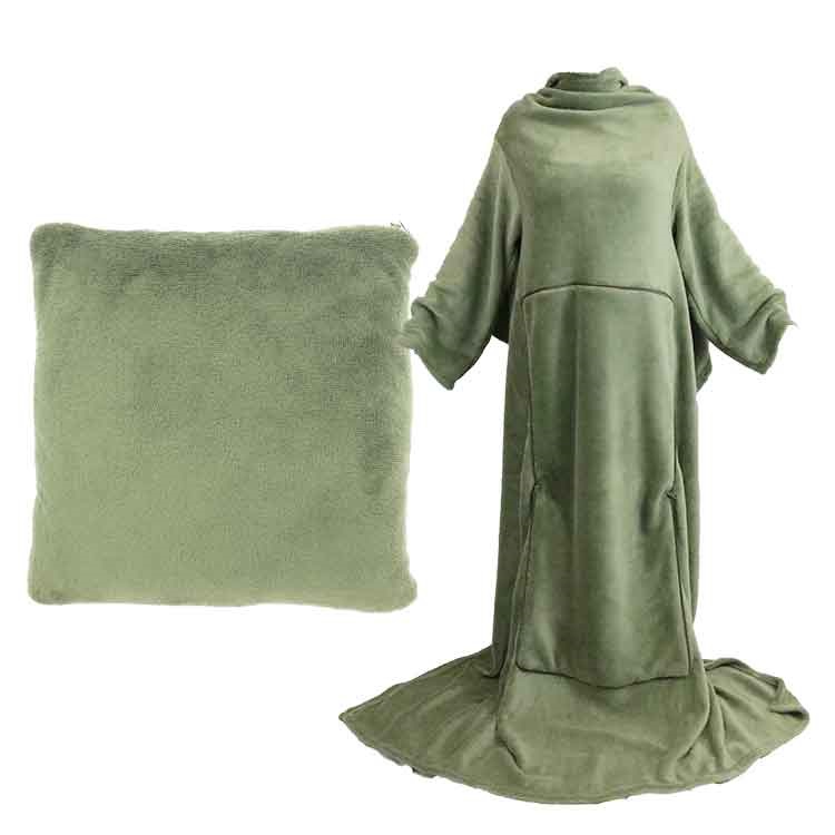 Unique Living - Plaid Snuggle Winter Green -150x200cm