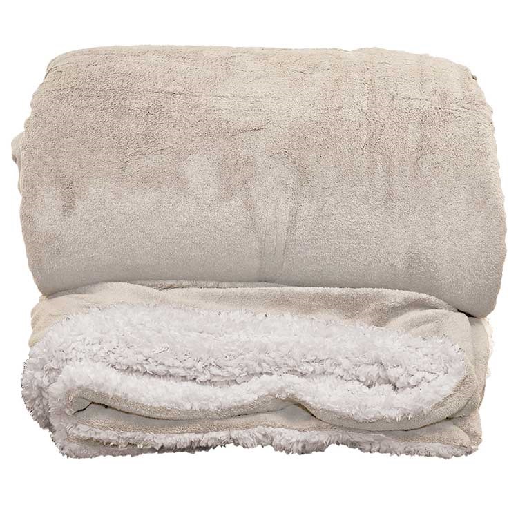 Unique Living - Plaid Lars Chateau Grey -220x240cm