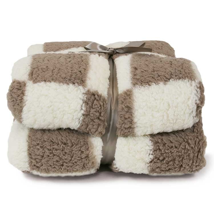 Unique Living - Plaid Check Taupe -150x200cm