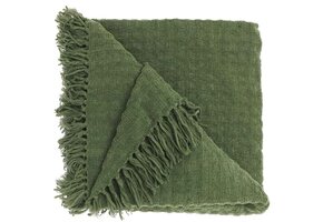 Unique Living - Plaid Verlin Winter Green -130x180cm