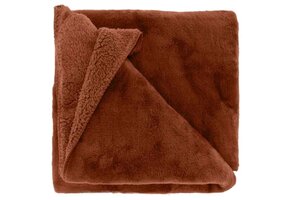 Unique Living - Plaid Torvah Marsala -150x200cm