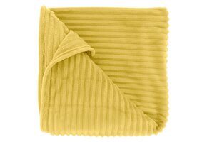 Unique Living - Plaid Dez Lemon Yellow -150x200cm