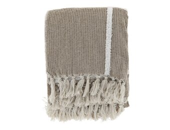 Unique Living - Plaid Ryan Taupe -135x180cm