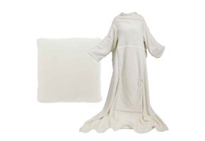 Unique Living - Plaid Snuggle Dove White -150x200cm