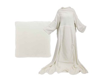 Unique Living - Plaid Snuggle Dove White -150x200cm