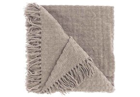 Unique Living - Plaid Verlin Chateau Grey -130x180cm