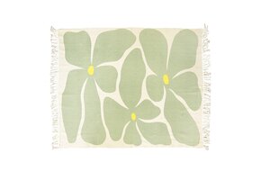 Unique Living - Plaid Melia Tea Green -125x150cm