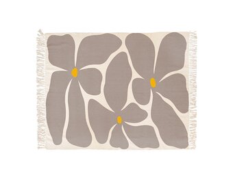 Unique Living - Plaid Melia Taupe -125x150cm