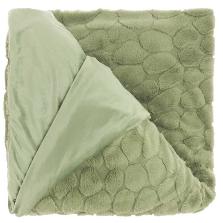 Unique Living - Plaid Daaf Tea Green -150x200cm