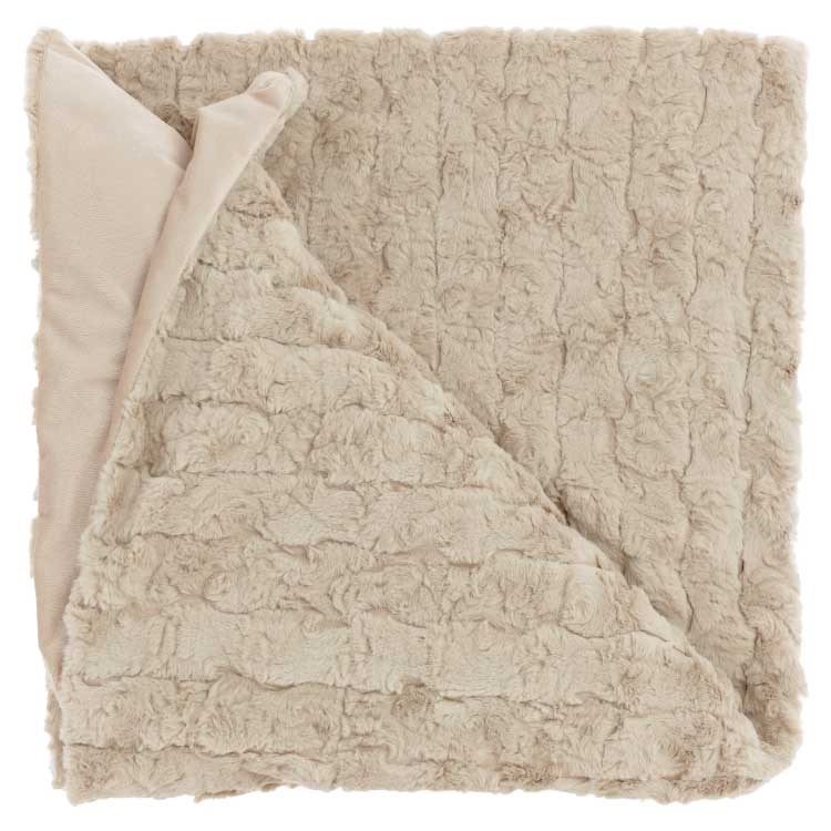 Unique Living - Plaid Veerle Sand -150x200cm