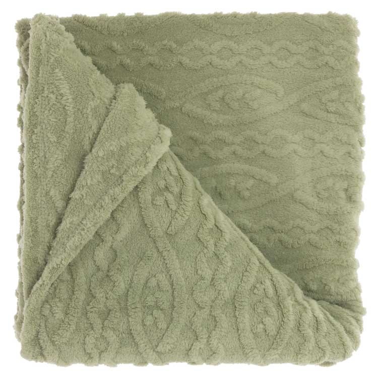 Unique Living - Plaid Pleun Tea Green -150x200cm