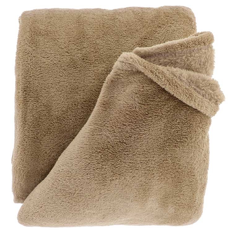 Unique Living - Plaid Justin Latte -220x240cm