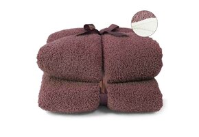 Unique Living - Plaid Douwe Marsala -150x200cm