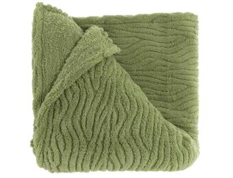 Unique Living - Plaid Clio Tea Green -150x200cm