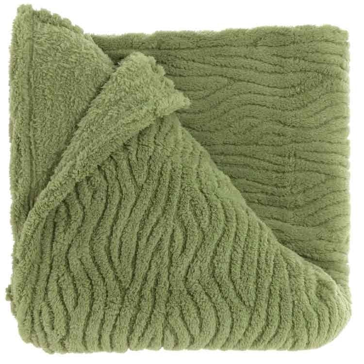 Unique Living - Plaid Clio Tea Green -150x200cm